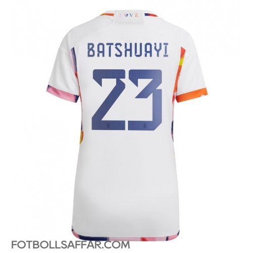 Belgien Michy Batshuayi #23 Bortatröja Dam VM 2022 Kortärmad